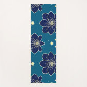 Wasserfarbenflorale Sinfonie - Nahtlos, botanisch Yogamatte (Vorderseite)