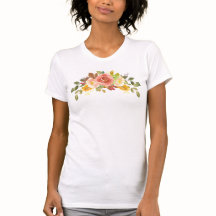 Wasserfarbenflorspray Schönes, Vintages Land