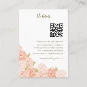 WASSERFARBENFLÜGE-UMSCHLIESSKARTE VISITENKARTE (Vorderseite)