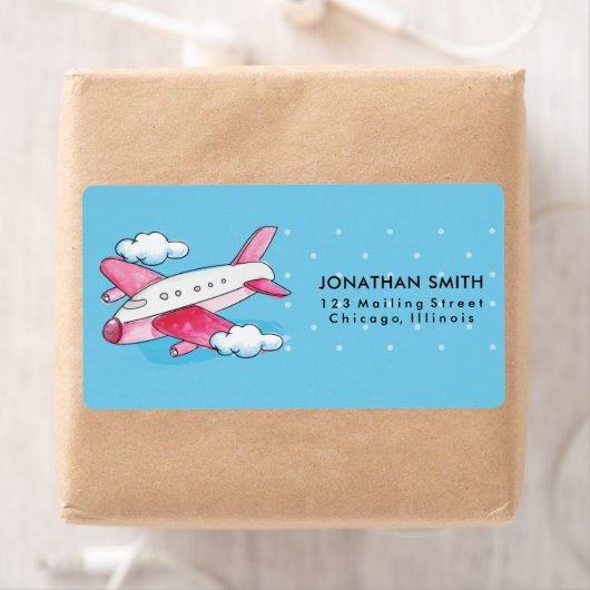 Wasserfarbenflugzeugreise (Insitu)