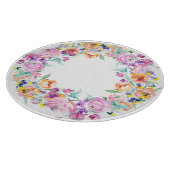 WASSERFARBENFLÜSSEL SCHNEIDEBRETT (Ecke)