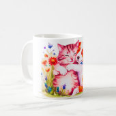 Wasserfarbenflüster: Feline Fantasia - Tasse (Vorderseite Links)