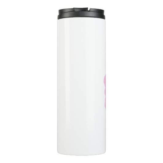 Wasserfarbenflüsterung: Personalisierte Freude Thermosbecher (Rückseite)