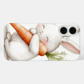 Wasserfarbenflut Bunny Carrot Liebe Case-Mate iPhone Hülle (Rückseite (Horizontal))