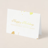 Wasserfarbenfolie | Grüße der Jahreszeit Folienkarte (Vorderseite)