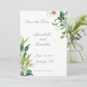 Wasserfarbenfolie Hochzeit Einladung (Stehend Vorderseite)