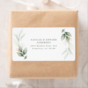 Wasserfarbenfolien, metallisches Gold, modern