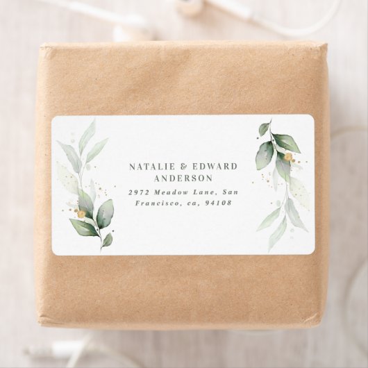 Wasserfarbenfolien, metallisches Gold, modern (Insitu)