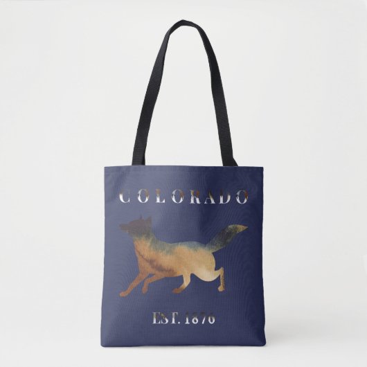 Wasserfarbenfox Colorado 1876 Tasche (Vorderseite)