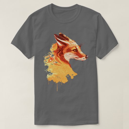 Wasserfarbenfox T-Shirt (Design vorne)