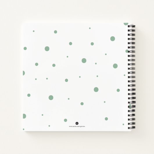 Wasserfarbenfox und White Pumpkin Journaling Notizblock (Rückseite)