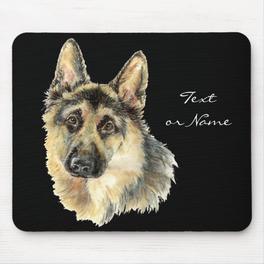 Wasserfarbenfroh Mousepad (Vorne)