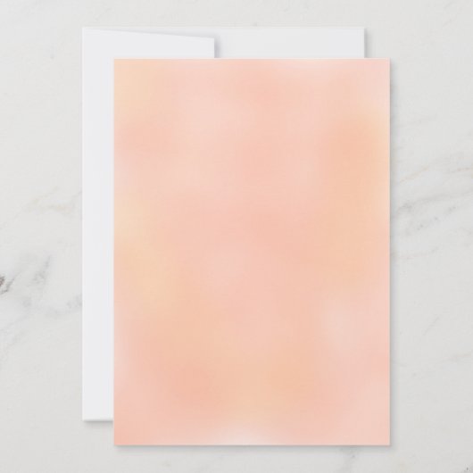 Wasserfarbenfroh Rosa Fall Brautparty Einladung (Rückseite)