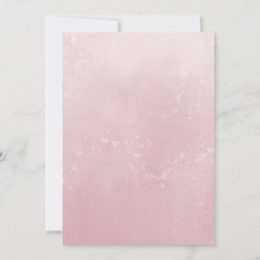 Wasserfarbenfrohe Babywinddusche Einladung (Rückseite)