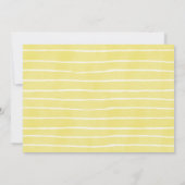 Wasserfarbenfrohe Elephant Neutral Baby Dusche Einladung (Rückseite)