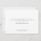 Wasserfarbenfrohe Erinnerung Dankeskarte (Rückseite)