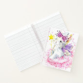 Wasserfarbenfrohe Fairy Bunny Notizblock (Innenseite)