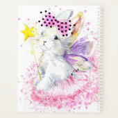 Wasserfarbenfrohe Fairy Bunny Planer (Rückseite)