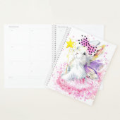 Wasserfarbenfrohe Fairy Bunny Planer (Anzeige)