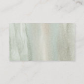 Wasserfarbenfrohe goldene Hochzeit Platzkarte (Rückseite)