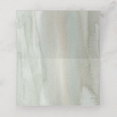 Wasserfarbenfrohe goldene Hochzeit Platzkarte (Innenseite Aufgefaltet)