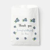 Wasserfarbenfrohe Heidelbeeren 1. Geburtstag viele Geschenktütchen (Vorderseite)