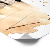 Wasserfarbenfrohe Herbstromane in London Poster (Ecke)