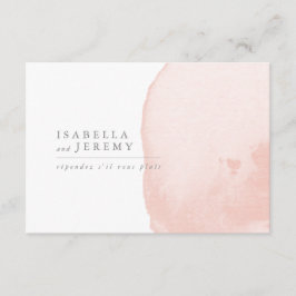 Wasserfarbenfrohe Hochzeitskarte R.S.V.P RSVP Karte