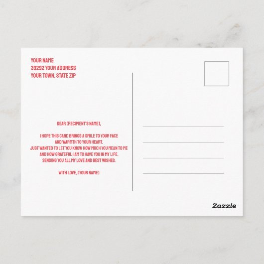 Wasserfarbenfrohe Hörballons mit elegantem Skript Postkarte (Rückseite)