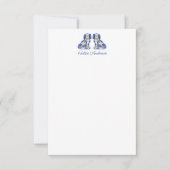 Wasserfarbenfrohe Hunde Personalisiert Mitteilungskarte (Vorderseite)