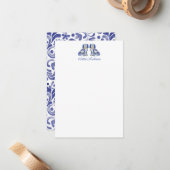 Wasserfarbenfrohe Hunde Personalisiert Mitteilungskarte (Vorderseite/Rückseite Beispiel)