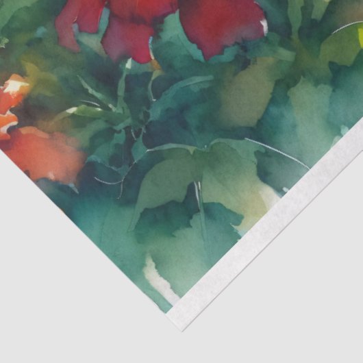 Wasserfarbenfrohe Jahrgänge und Weinberge Seidenpapier (Ausschnitt)