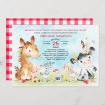 Wasserfarbenfrohe Landtiere Mädchen Kinderdusche