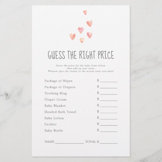 Wasserfarbenfrohe Mädchen schätzen das richtige Pr (Vorderseite)