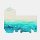 Wasserfarbenfrohe Meere vielen Dank an Gastgeschen Geschenkschachtel (Ungefaltet)