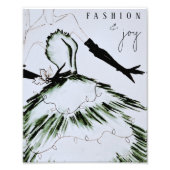 Wasserfarbenfrohe Mode Modell Holiday Fotodruck (Vorne)