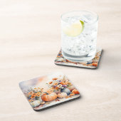 Wasserfarbenfrohe Niederlage Getränkeuntersetzer (Rechte Seite)