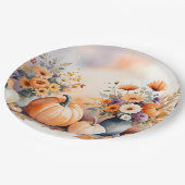 Wasserfarbenfrohe Niederlage Pappteller (Schrägansicht)