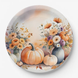 Wasserfarbenfrohe Niederlage Pappteller