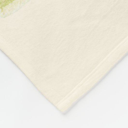 Wasserfarbenfrohe Osterfrühlingszucht Fleecedecke (Ecke)