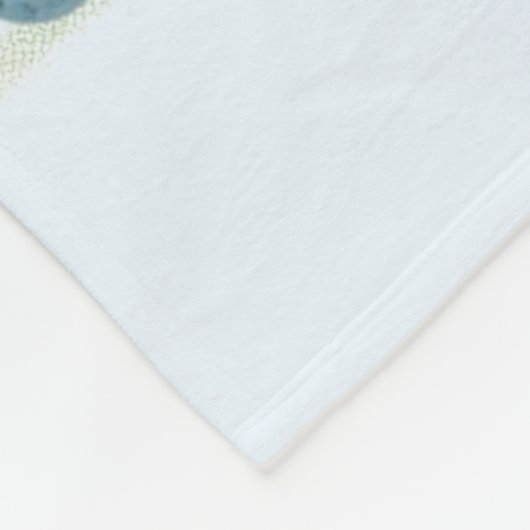 Wasserfarbenfrohe Osterfrühlingszucht Fleecedecke (Ecke)