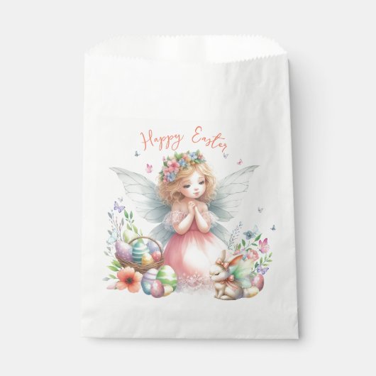 Wasserfarbenfrohe Osterfrühlingszucht Geschenktütchen (Vorderseite)