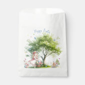 Wasserfarbenfrohe Osterfrühlingszucht Geschenktütchen (Vorderseite)