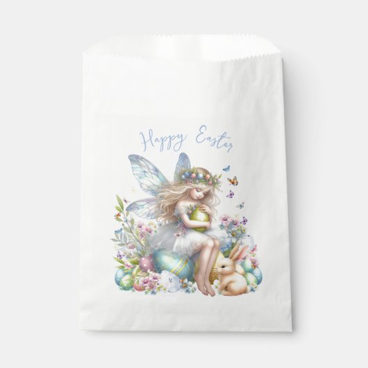 Wasserfarbenfrohe Osterfrühlingszucht Geschenktütchen (Vorderseite)