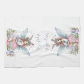 Wasserfarbenfrohe Osterfrühlingszucht Geschirrtuch (Horizontal)