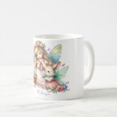 Wasserfarbenfrohe Osterfrühlingszucht Kaffeetasse (VorderseiteRechts)