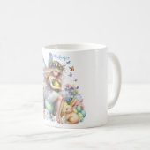 Wasserfarbenfrohe Osterfrühlingszucht Kaffeetasse (VorderseiteRechts)