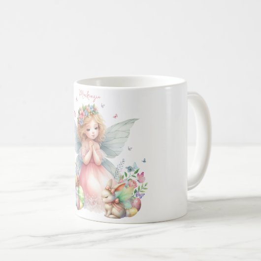 Wasserfarbenfrohe Osterfrühlingszucht Kaffeetasse (VorderseiteRechts)