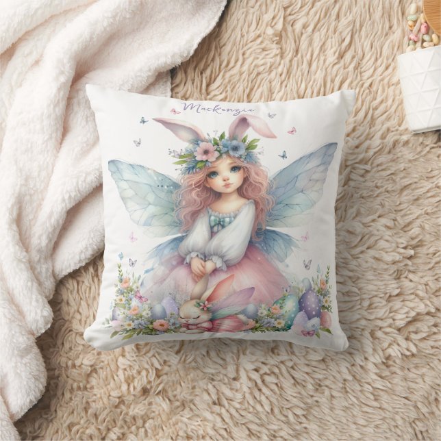 Wasserfarbenfrohe Osterfrühlingszucht Kissen (Decke)