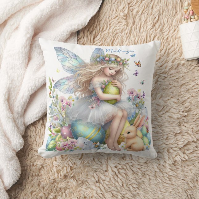 Wasserfarbenfrohe Osterfrühlingszucht Kissen (Decke)